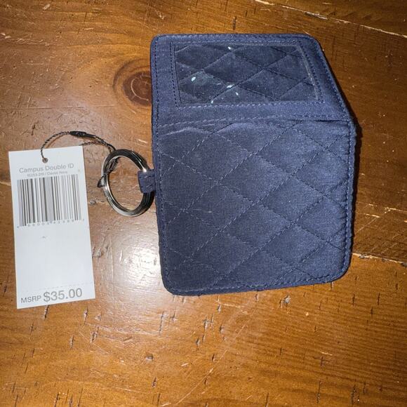 Vera Bradley ~ “Classic Navy" ~ Campus Double ID Case ~ NWT - Picture 4 of 5